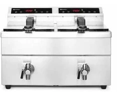 Gruzdintuvė Dviguba indukcinė viryklė su maišytuvu KITCHEN LINE 2x 8 L Hendi 215029