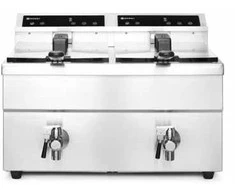 Gruzdintuvė Dviguba indukcinė viryklė su maišytuvu KITCHEN LINE 2x 8 L Hendi 215029