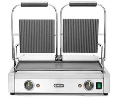 Kontaktinės grotelės su grioveliais viršuje, lygus dugnas, 3600W - Hendi 263808