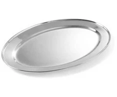 Plieninis padėklas mėsai ir šaltiems gabalams, ovalus, ilgis 50 cm - Hendi 404607