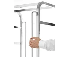 Vežimėlis indaplovės krepšiams transportuoti 7 x 500x500 mm - Hendi 810583