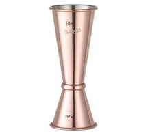 Bar Up Bartender gėrimų matavimo puodelis dvipusė varis 25ml 50ml Hendi 593332