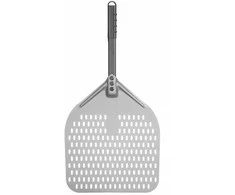 Picos kastuvas trumpa rankena, perforuotas, kvadratinis, 350 x 710 mm - Hendi 618080