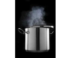 Puodas aukštas Kitchen Line su dangteliu 21 l śr. 320 x 270 h - Hendi 837603