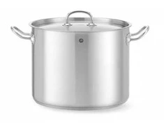 Puodas aukštas Kitchen Line su dangteliu 13,5 l śr. 280 x 220 h - Hendi 837405