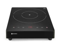 Nešiojama indukcinė kaitlentė su jutikliniu valdymu, 1 kaitvietė, juoda, 3500 W - Hendi
