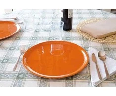 Hendi Patvari Speciale porcelianinė picos lėkštė, oranžinė, 330mm - rinkinyje 6 vnt.
