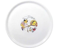 Hendi Patvari Speciale porcelianinė picos lėkštė, balta, 330mm - rinkinyje 6 vnt.