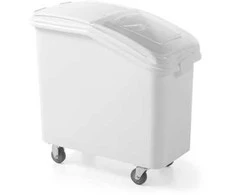 Amer Box Maitinimo vežimėlio konteineris biriems produktams, cukrui, kruopoms, ryžiams, ant ratų, 81 l - Hendi 877913