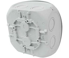 „Hensel“ jungiamoji dėžutė 104x104x70 5x2,5 mm2 CU IP66 pilka DK 0402 GZ (62000149)