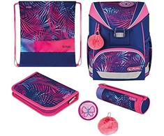 Herlitz Kuprinė pradinukams ULTRA LIGHT PLUS Tropical Chill su priedais