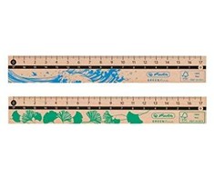 Herlitz Liniuotė medinė GREENline 17cm