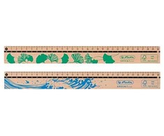 Herlitz Liniuotė medinė GREENline 30cm