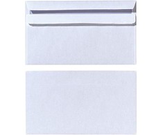 Herlitz Briefumschlag DL selbstklebend o.Fenster 100er Pack