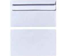 Herlitz Briefumschlag DL selbstklebend o.Fenster 100er Pack
