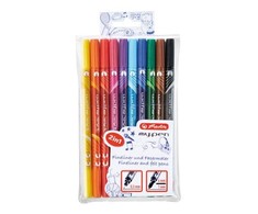 Flomasteriai Herlitz My Pen, dvipusiai, 10sp