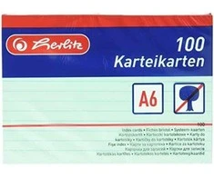Herlitz Atvirukai A6 žalia