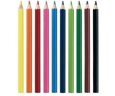 Herlitz Pieštukai spalvoti stori trikampai 10sp