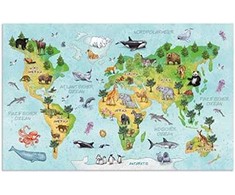 Herma Kilimėlis biurkowa mapa świata 55x35 3 vnt.