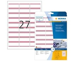 Herma Pakeičiamos tekstilės etiketės A4, -4512