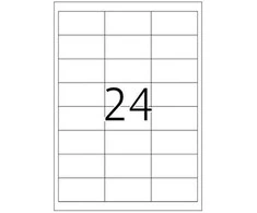 Herma HERMA Etik. strapazierf. A4 baltas 66.0x33.8 mm į 240 St.