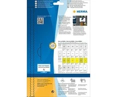 Carruzzo HERMA 9538 lipni etiketė Stačiakampis Balta 480 vnt
