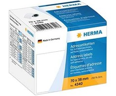 Herma papier do etykiet 70x38 mm (4340)
