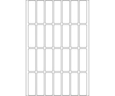 Herma Etykieta 13x40 mm, balta, 896 vnt (10605)