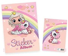 Herma lipdukų albumas vaikams Princesė Sweetie A5