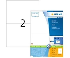 Herma Premium etiketės A4, baltas, matinis popierius, 200 vnt (4628)