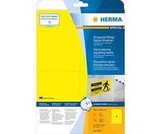 SOP HERMA 8032 etiketė spausdinimui Geltona Lipni spausdintuvo etiketė