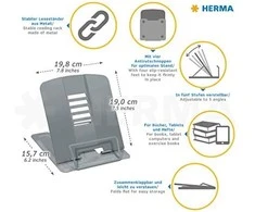 Herma HERMA Leseständer Metall Weiss