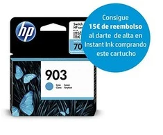 Hewlett Packard (HP) HP 903 mėlynas T6L87AE Instant Ink