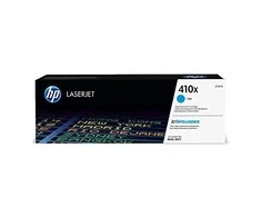 Hewlett Packard (HP) HP 410X didelio našumo žalsvai mėlyna originali LaserJet dažų kasetė (5 000 puslapių)