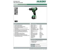 Akumuliatorinis suktuvas HiKOKI DS12DA