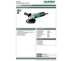 Kampinis šlifuoklis HiKOKI G13SR4