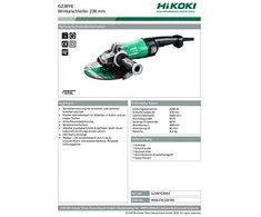 Kampinis šlifuoklis HiKOKI G23BYE