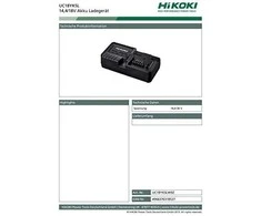 Įkroviklis HiKOKI UC18YKSL 14,4-18V