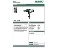 Smūginis veržliasukis HiKOKI WR25SE