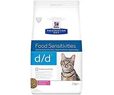 Sausas Kačių Maistas - Hill's Prescription Diet Feline D/d 1,5 Kg Antiena Ir Žirniai