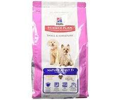 Hill's Dog Science Plan Mature Adult 7+ Small &amp; Miniature vištiena &amp; kalakutiena sausas Maistas šunims 1,5kg