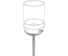 HOFATS GRAVITY candle įsmeigiamas stiebas, 1 vnt.
