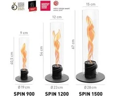 Stalo židinys HOFATS SPIN 1500 Juoda