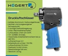Pneumatinis veržliasukis Hogert HT4R626