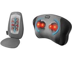 Homedics SBM-180H-EU Shiatsu masažinė kėdė nugarai ir pečiams su šiluma