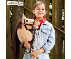 Tootiny Koń Mėgėjiškas arkliukas hoppihorse a3 smėlio spalvos
