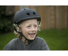 Mini Hornit dviratininko šalmas juodas, juodas. 48-53cm (BLS802)