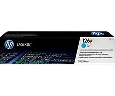 Hewlett Packard (HP) HP 126A žydra tonerio kasetė, 1000 puslapių, skirta HP Color LaserJet CP1025, Pro 100, Pro 200, M275 serijoms