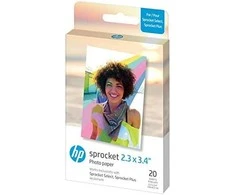 HP Sprocket 2,3x3,4'' - papier do drukarki HP SPROCKET SELECT/PLUS - 20 vnt.