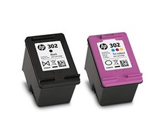Hewlett Packard (HP) HP 302 rašalo kasetės rinkinys 2 vnt. BLISTER